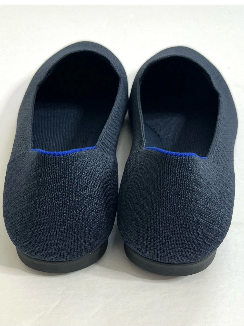 Rothy’s The Almond Loafer Navy Twill Slip On Shoe Size 10 - Picture 7 of 10